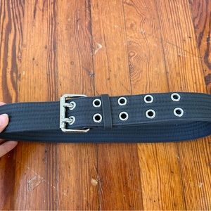 Marc Jacobs Fabric Two Hole Y2K Gray Belt Sz S